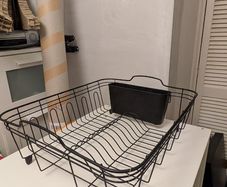 Free - Dish rack / drying rack - black metal