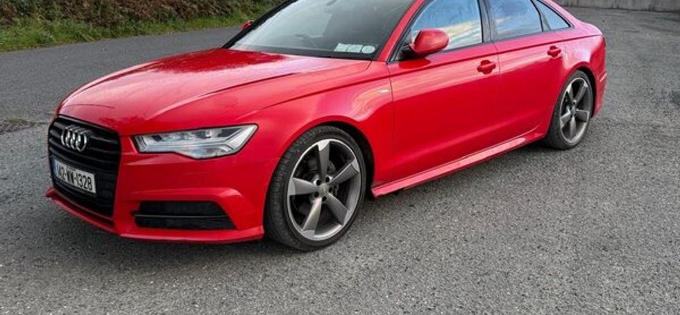 Audi A6 Sline back edition 2015 model