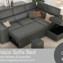 New Monaco Sofa Beds Free Delivery Image 4