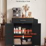Kitchen Island Cart with Storage Mobile Rolling Storage Island on Swivel Wheels, with Drawer, Storage Cabinet Image 7