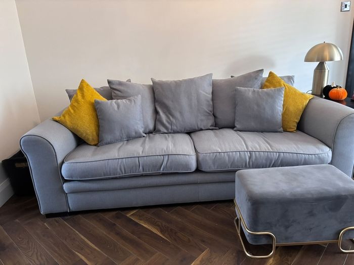 sofa and large single chair