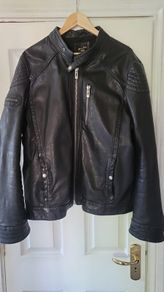 Leather jacket.Size XL