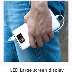30000mah Portable Power Bank Dual USB LCD LED External Battery Charger For all Phone