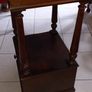 Antique  cupboard oak marble top Image 7