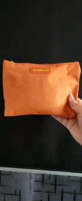 Mandarin Duck Orange Travel Makeup Bag