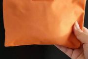 Mandarin Duck Orange Travel Makeup Bag