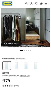 Large Mirror X 2 Ikea Hovet