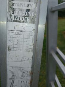 Stanley telescopic ladder