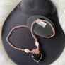 Brand new Jewellery- Pink Flower Necklace Heart Shape Image 4