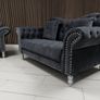 Elegance 3+2 Grey Fabric Sofa Set Image 6