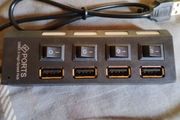 4 Port USB Tower