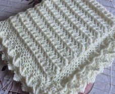 Christening blanket and bonnet