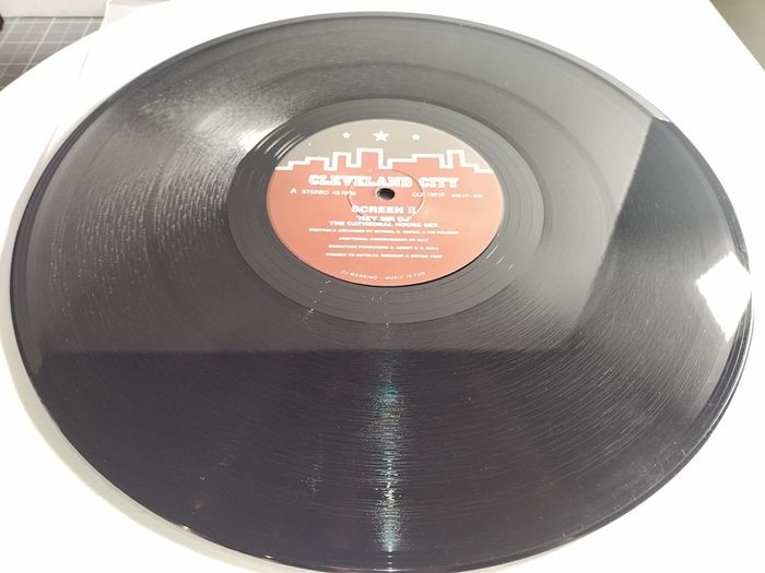 Screen II - Hey Mr DJ - Cleveland City Records - STAB Mix! Early 90s ORGAN House BEAST! MINT Condition!!
