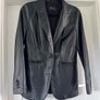 M&S Black Croc Faux Leather Blazer | Size 8 (BNNW) Image 3