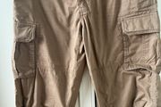 Next Men's cotton cargo pants Brown Mushroom 36R