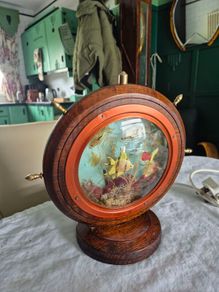 Retro Lamp Vintage MidCentury kitsch Aquarium Lamp
