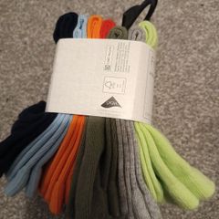 New.F&F Boy's 7x socks. Age 6/9