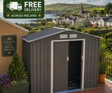 7ft x 4ft  Metal Shed