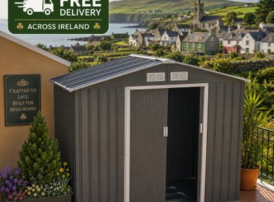 7ft x 4ft  Metal Shed
