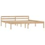 Bed Frame Solid Pine Wood 160x200 cm Image 3