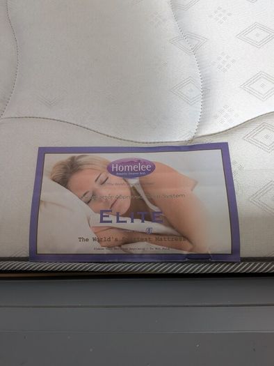 King bedframe and mattress