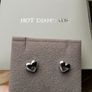 NEW - Hot Diamonds Giselle Silver Diamond Heart Stud Earrings Image 7