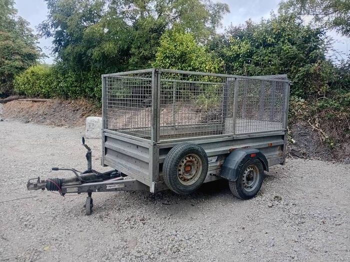 8x4 indepsension trailer mesh sides and ramp
