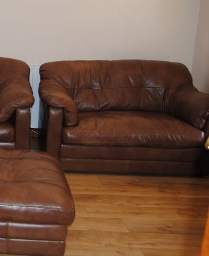 Quality Leather Alexander & James Loveseat Two Seater