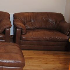 Quality Leather Alexander & James Loveseat Two Seater