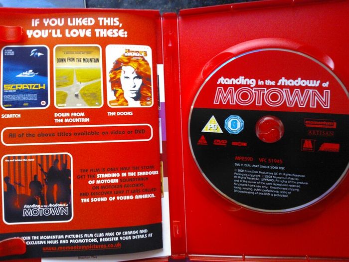 Standing In The Shadows Of Motown Dvd Music Documentary Funk Brothers Marvin Gaye Stevie Wonder Four Tops Etc