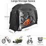 Outdoor Bike Storage Tent 210D Oxford Waterproof Bicycle Shed for 2-3 Bikes Image 8