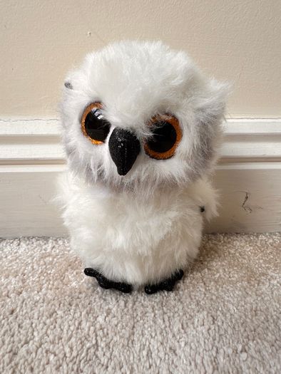 Ty Beanie Babies Boos Austin The Owl Plush approx. 15 cm. Used Please see photos