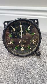 1943 WW2 Lancaster Bomber Air Ministry RAF Aircraft Altimeter Gauge Mk16A 6A/1537
