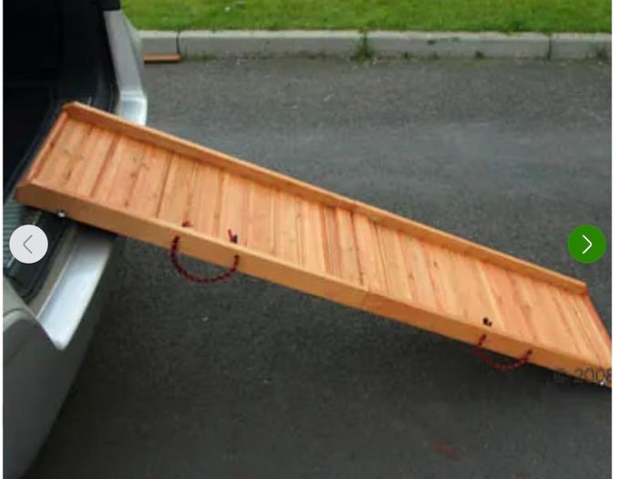 Dog ramp foldable new (wood)