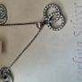 ladies silver chain and pendant and earrings Image 7