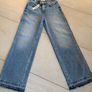 Luxury designer LAgence ladies blue denim wide leg jeans BRAND NEW Image 5