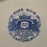Staffordshire River Scene oval platter Image 2