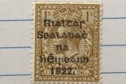Ireland Thom Overprint Feb 1922 1 Shilling