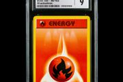 Fire Energy 98/102 Shadowless CGC 9 Mint Common WOTC Base Set 1999 Pokemon Card Vintage