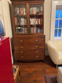 Regency mahogany bookcase