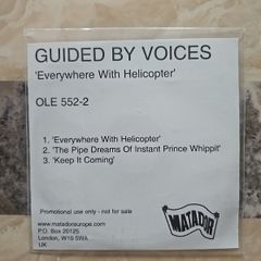 Guided By Voices CDr (Promo) - Everywhere With Helicopter
