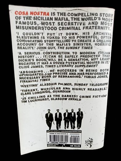 Cosa Nostra: A History of the Sicilian Mafia by John Dickie - Paperback