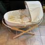 Moses basket and stand for sale including original covers Image 2