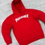 Red Godzilla thrasher hoodie Image 2