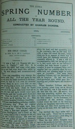 Charles Dickens. All The Year Round. Rare Error. 1862 onwards.
