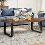 Coffee Tables for Living Room Industrial Rectangle Center Tables Image 3