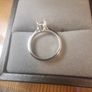 engagement ring 9ct white gold! Image 2