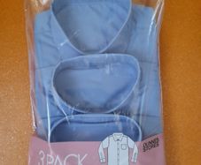 School uniform blue long sleeve blouses