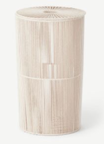 Made.com Holgate Rope Laundry Basket, Off-White.
