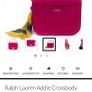 Ralph lauren addie crossbody bag pink leather Image 4